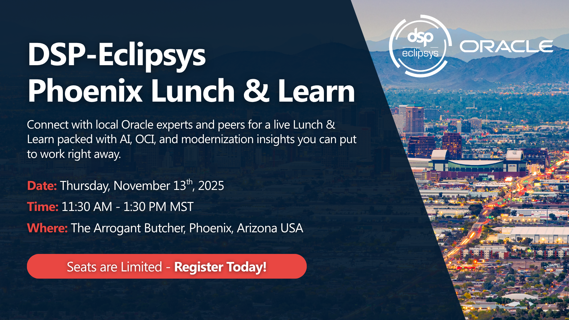 Phoenix Event Email Banner